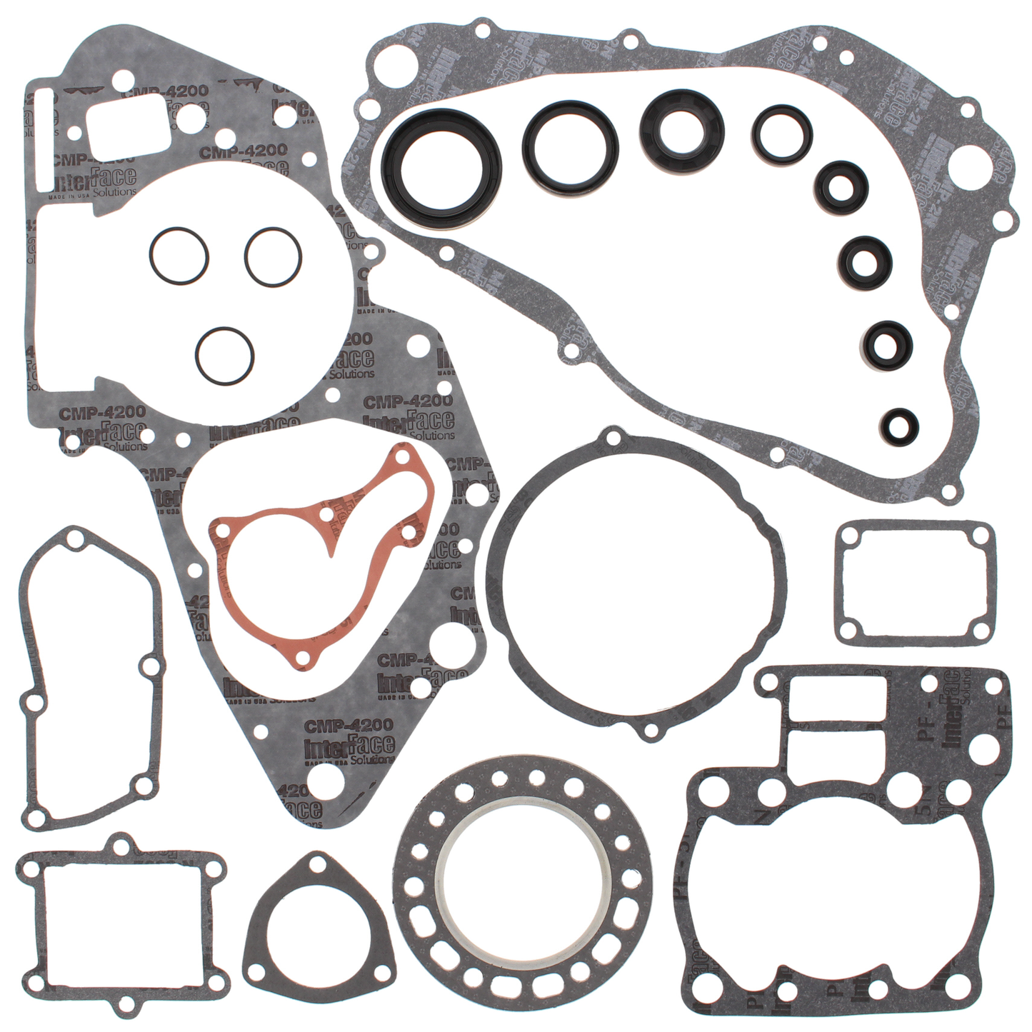 Vertex Complete Gasket Set With Oil Seals • #681-1574