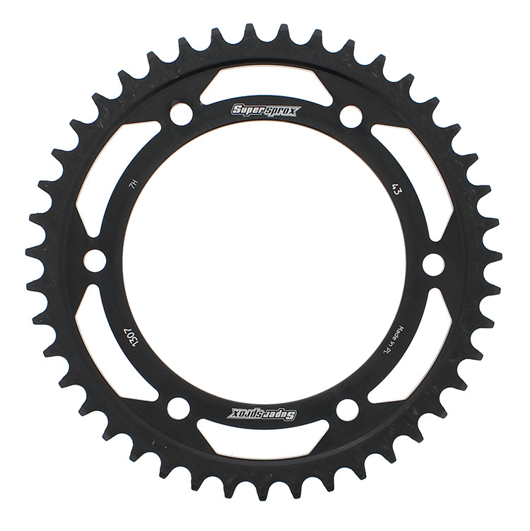 Supersprox Rear Sprocket Steel 43T-525 Blk Hon