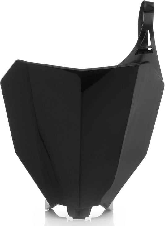 Acerbis Front Number Plate Black • #26306-80001