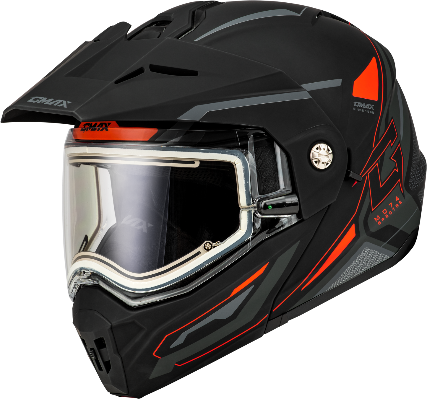 Gmax MD-74S Spectre Modular Helmet w/Electric Shield