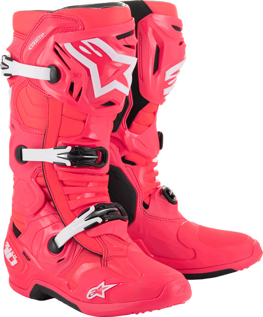 Alpinestars Tech 10 Boots Diva Pink/White 7