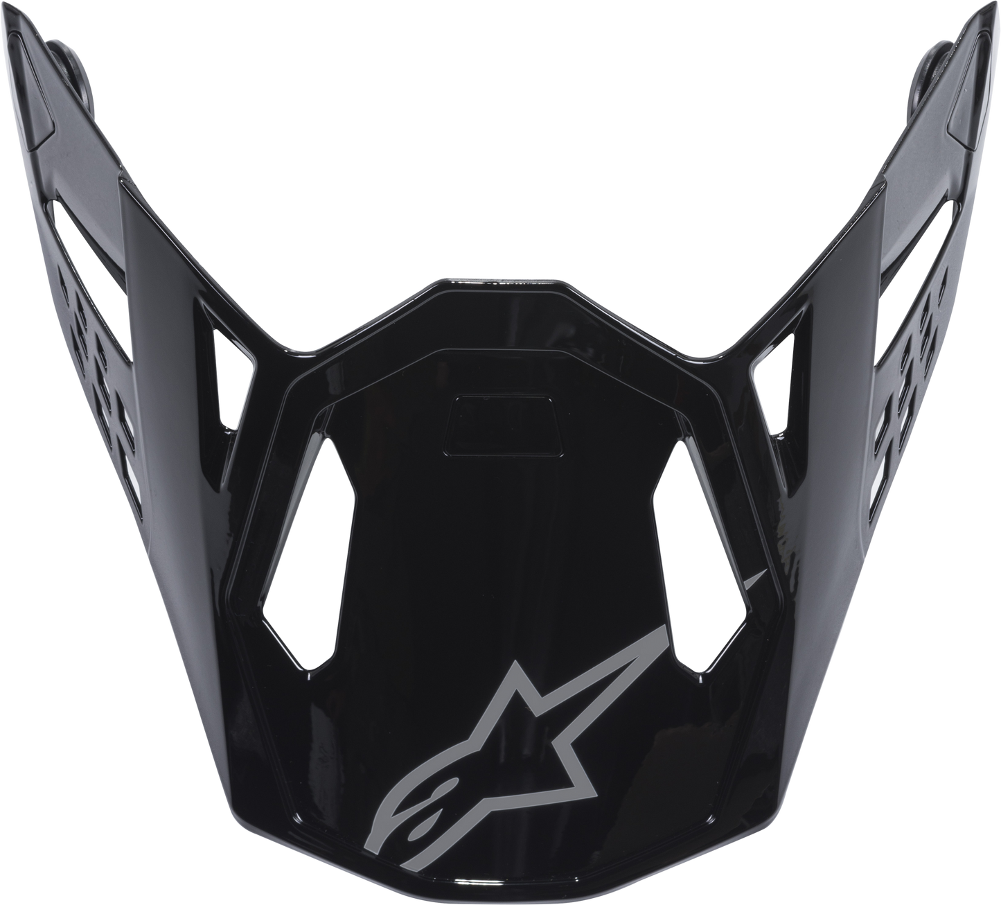 Alpinestars S-M10 Solid Visor Glossy Black