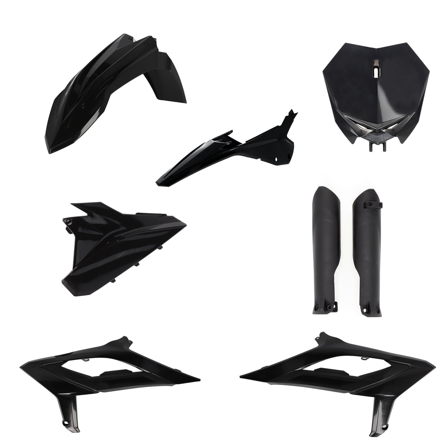Acerbis Full Plastic Kit Beta Black • #29796-60001