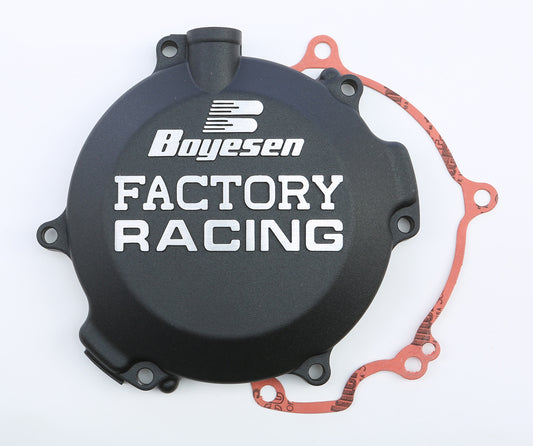 Boyesen Factory Racing Clutch Cover Black • #59-7210B