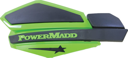 Powermadd Star Series Handguards (Green/Black)