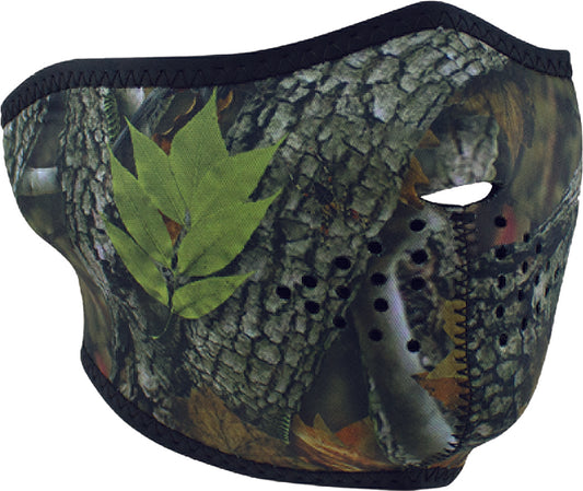 Zan Neoprene Half Mask Forest Camo