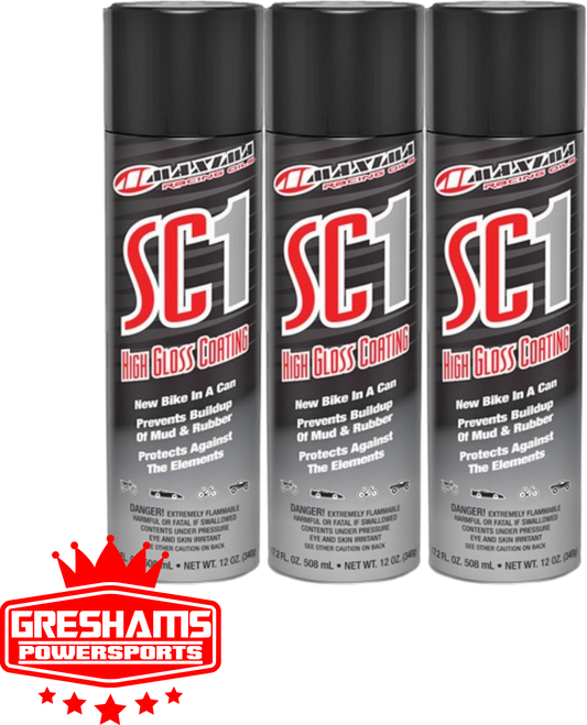 HIGH GLOSS SC1 CLEAR COAT SILICONE SPRAY 17.2 FL OZ- 3 PACK