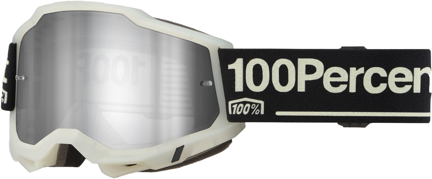 100-Percent Accuri 2 Goggle Glow Mirror Silver Lens