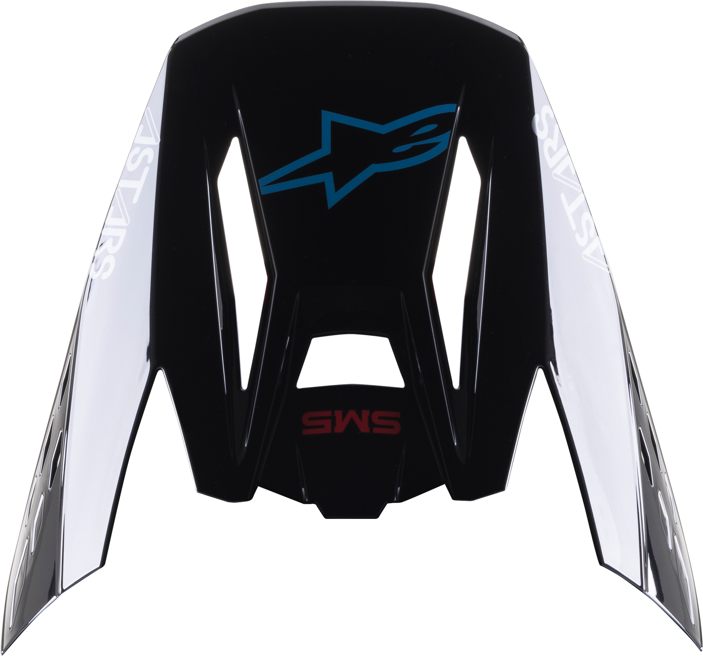 Alpinestars S-M5 Bond Visor Black/Cyan Glossy