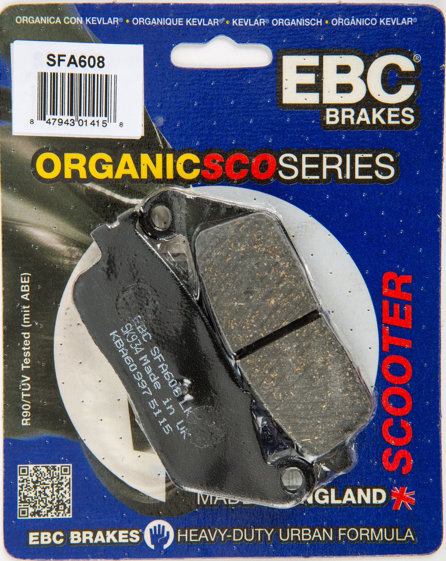 Ebc Brake Pads Sfa608 Organic