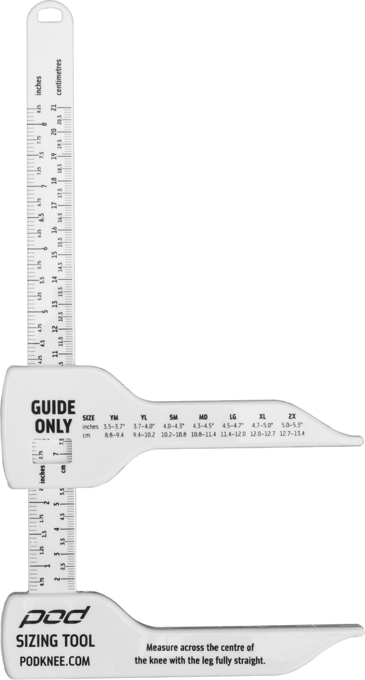 Pod Knee Brace Sizing Tool