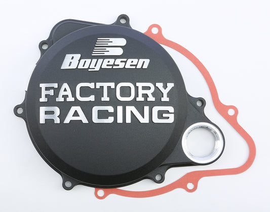 Boyesen Factory Racing Clutch Cover Black • #59-7213B