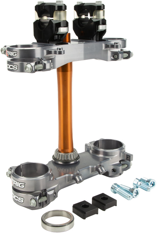 Xtrig Rocs Tech Clamp Set Grey Suzuki 21.5Mm