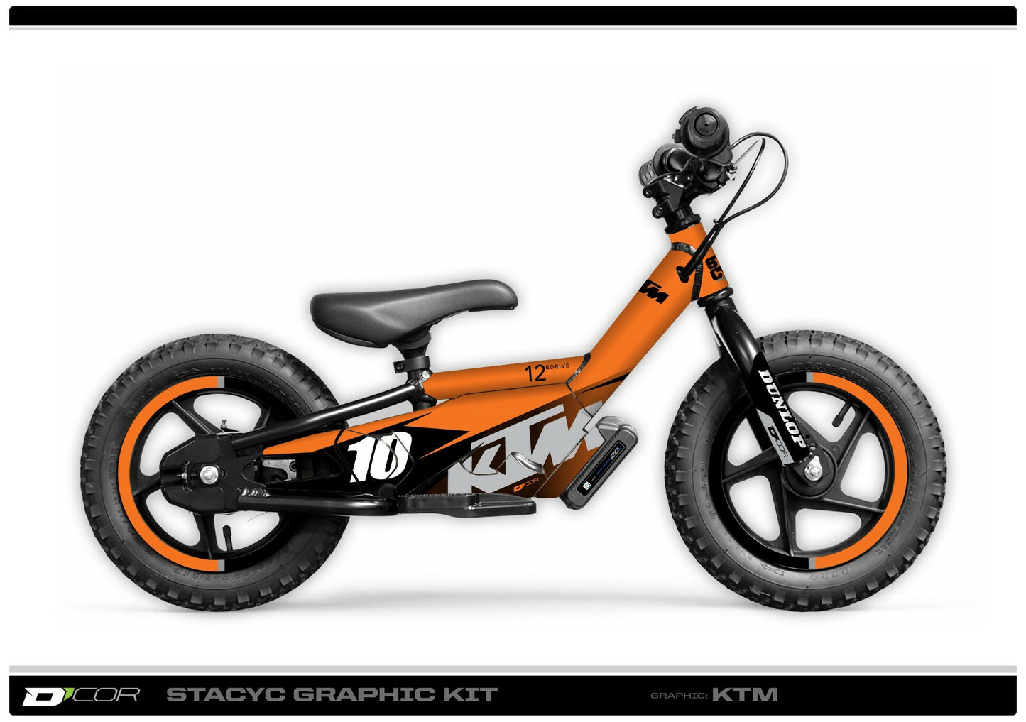 D-Cor Graphic Kit Stacyc Ktm Graphic Kit Stacyc 12" & 16"