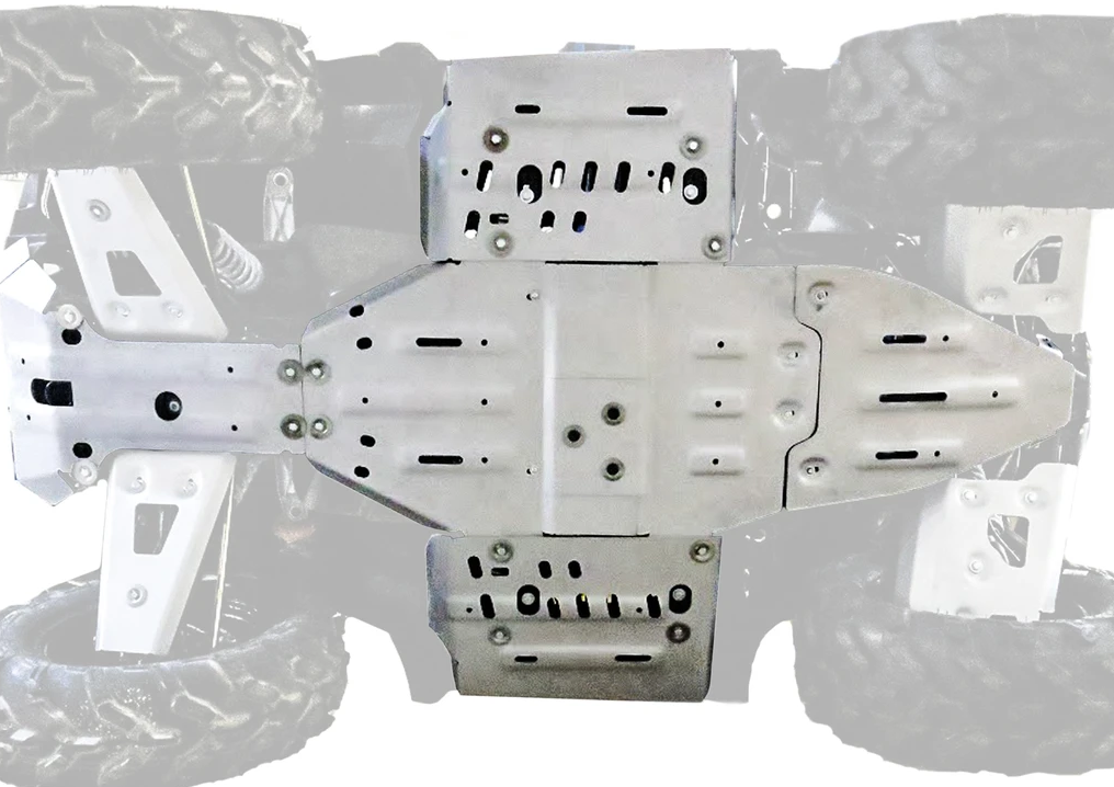 Rival Powersports Usa Central Skid Plate Alloy • #84-2057