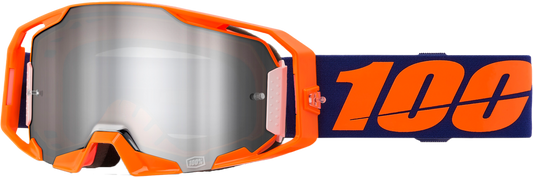 ARMATIC GOGGLE NEON ORG MIRROR SILVR FLASH