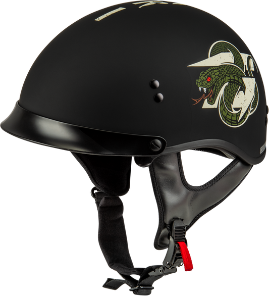 Gmax Hh-65 Drk1 Helmet W/ Peak Matte Black/Bone 2X