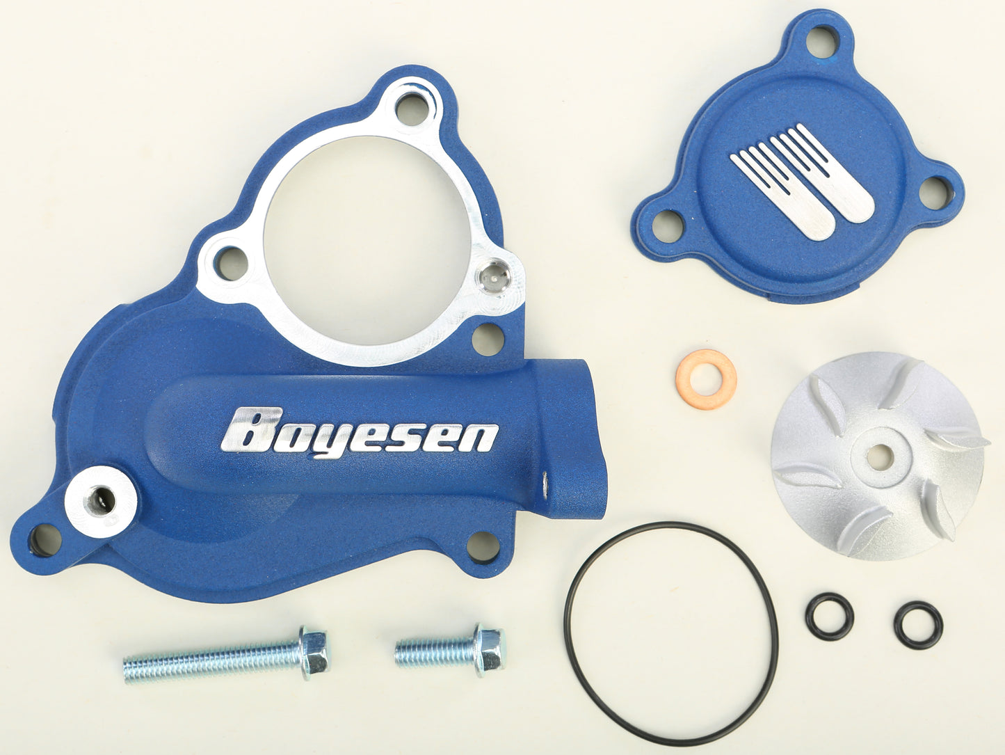 Boyesen Waterpump Cover & Impeller Kit Blue • #59-8617L