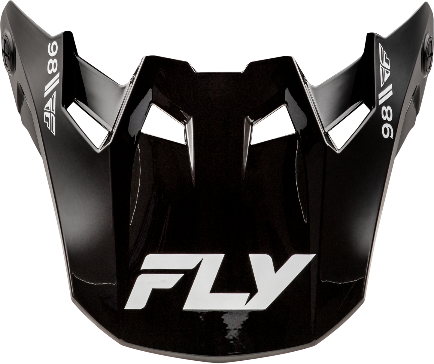 Fly Racing Formula Cc Objective Visor Black/White Yl/Sm