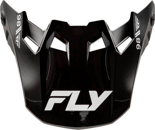 Fly Racing Formula Cc Objective Visor Black/White Yl/Sm