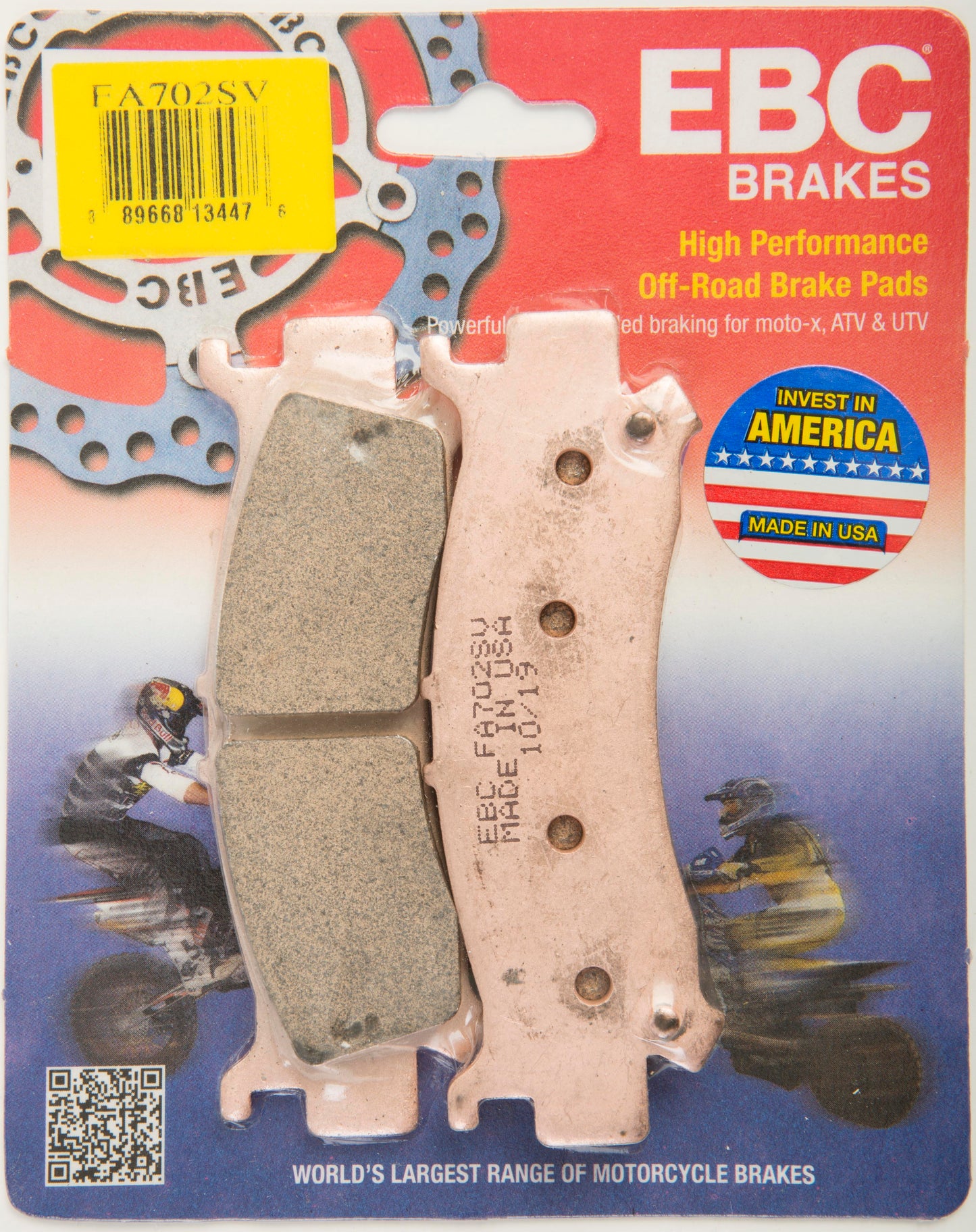 Ebc Brake Pads Fa702Sv Severe Duty Sv Series