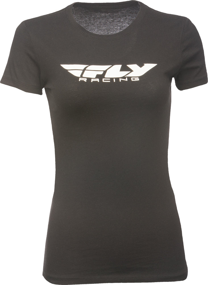 Fly Racing Women'S Fly Corporate Tee Black 2X