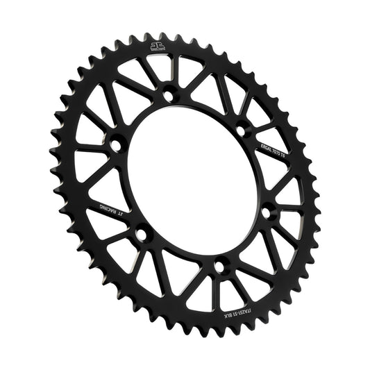 Jt Rear Racelite Sprocket Alum 51T-520 Blk Hon/Yam