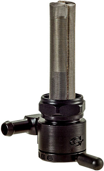 Golan 22Mm Petcock Forward Black 5/16 Hose