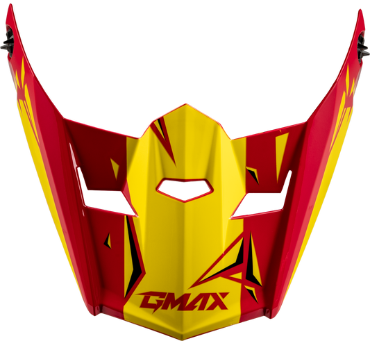 Gmax Youth Mx-46Y Unstable Visor Red/Yellow Ys-Yl