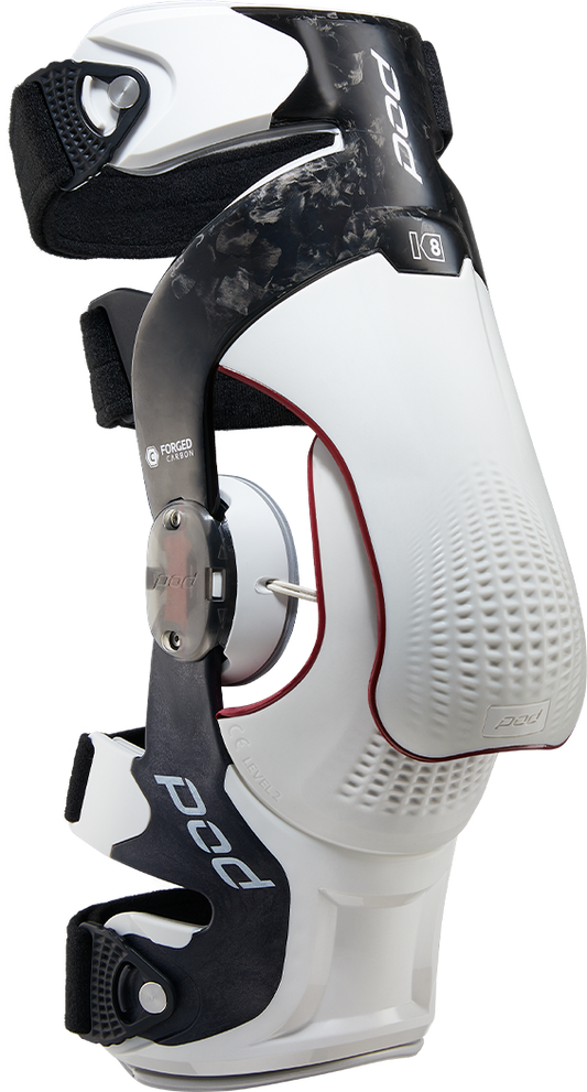 Pod K8 3.0 Knee Brace Carbon (Rt) Carbon/White 2X