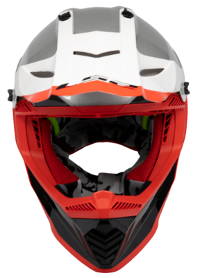 LS2 Gate Launch Youth Helmet Small White Red Black OffRoad MX ATV Moto LARGE