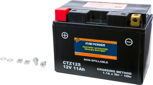 Fire Power Battery Ctz12S Sealed Factory Activated