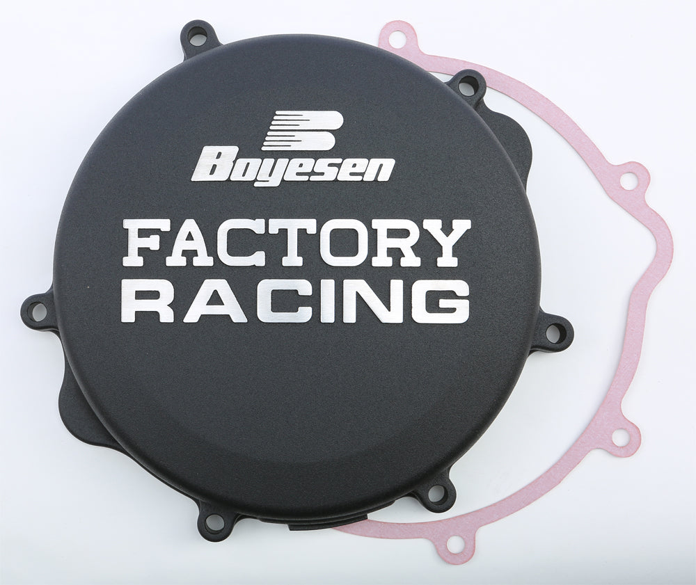 Boyesen Factory Racing Clutch Cover Black • #59-7222B