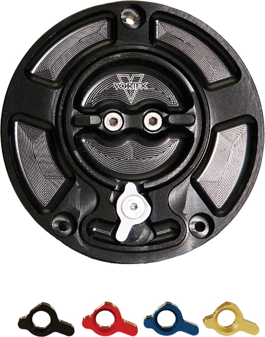 Vortex Gas Cap V3 Blk Duc