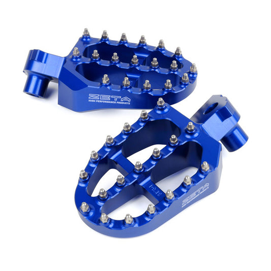 Zeta Aluminum Footpegs Blue • #634-3202B