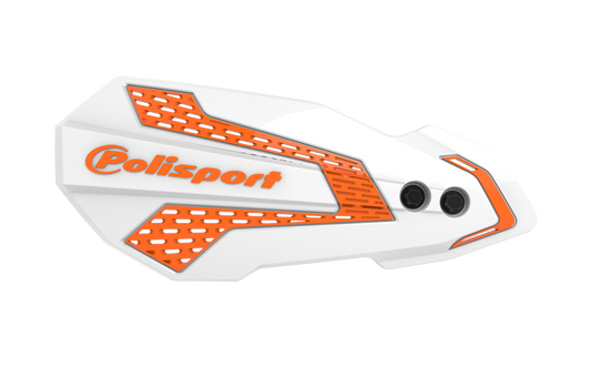 Polisport Mx Flow Handguards White/Orange