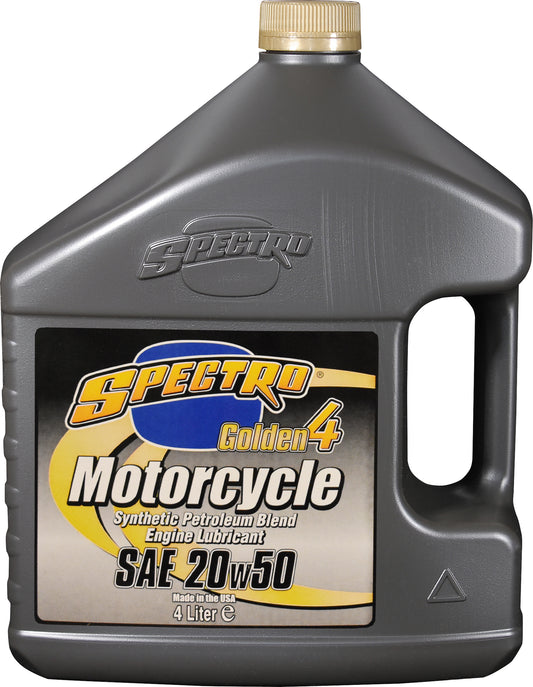 Spectro Golden M/C Semi- Syn 4T 20W50 4 Lt