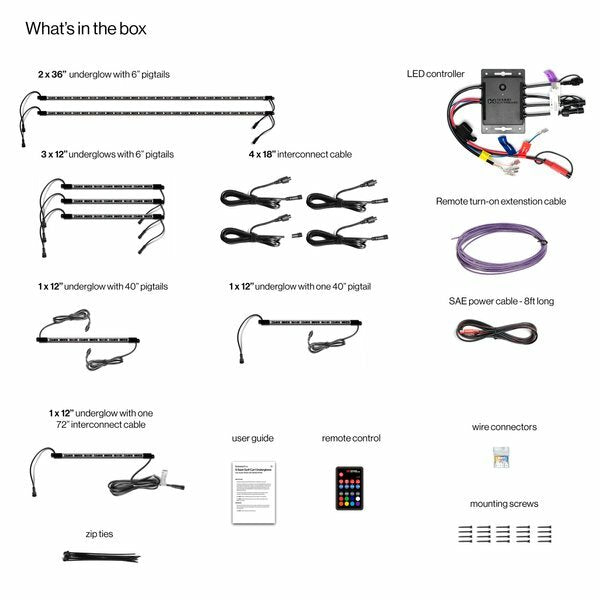 Ecoxgear 6 SEATER LED KIT W/ CONTROLLER