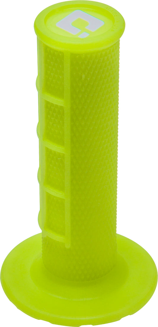 Odi Half Waffle Lock-On Grip Neon Yellow