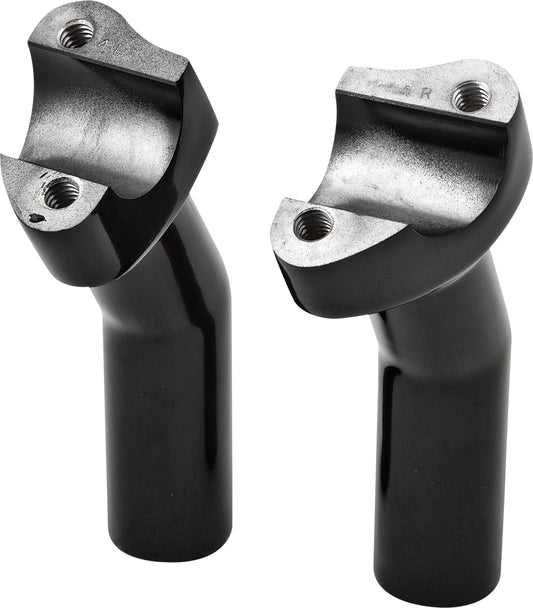 Harddrive H-Bar Risers 4.5" Pullback Black