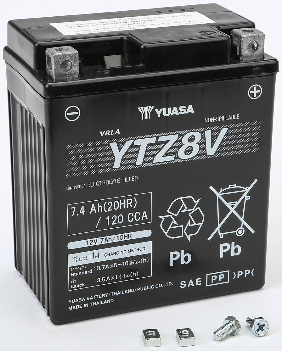Yuasa Battery Ytz8V Sealed Factory Activated