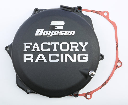 Boyesen Factory Racing Clutch Cover Black • #59-7226AB