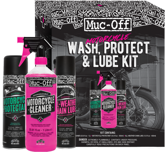 Muc-Off Wash  Protect & Lube Kit