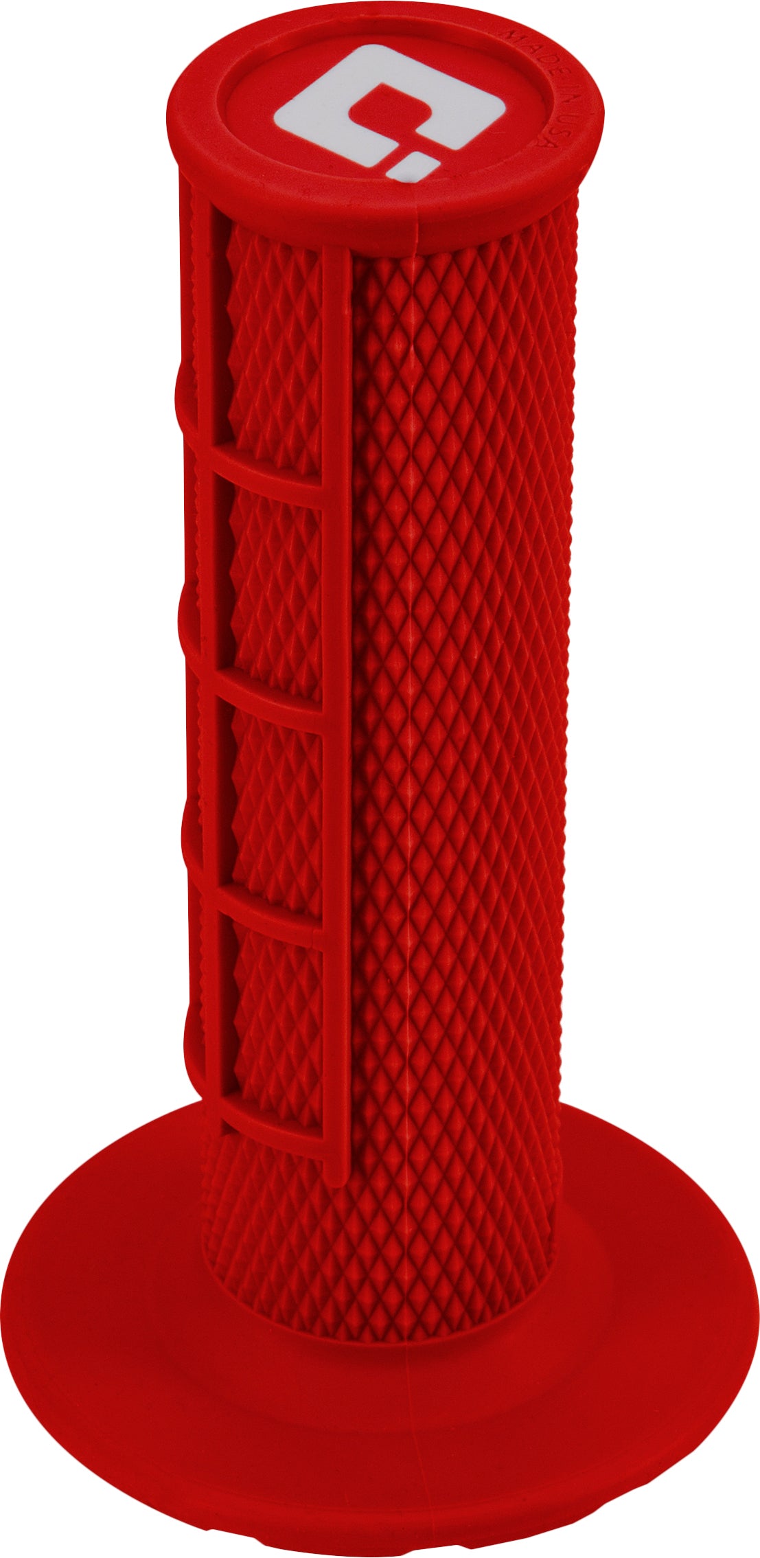 Odi Half Waffle Lock-On Grip Red