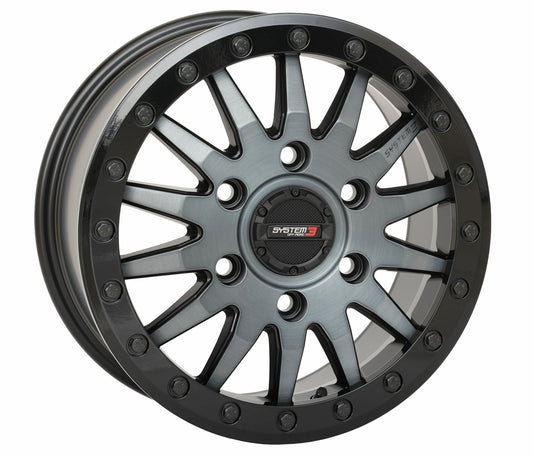 System 3 Sb8 Wheel 15X7 5+2 (+38Mm) 6/5.5 Matte Brushed Grey