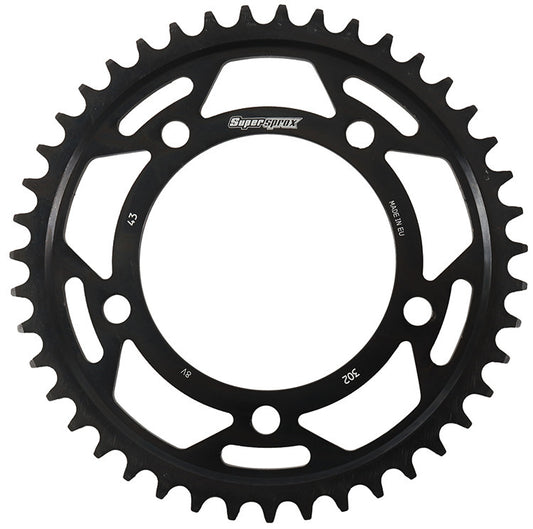 Supersprox Rear Edge Sprocket Steel 43T-530 Blk Hon