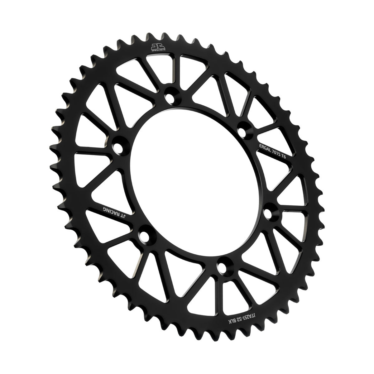 Jt Rear Racelite Sprocket Alum 52T-520 Blk Hon/Yam