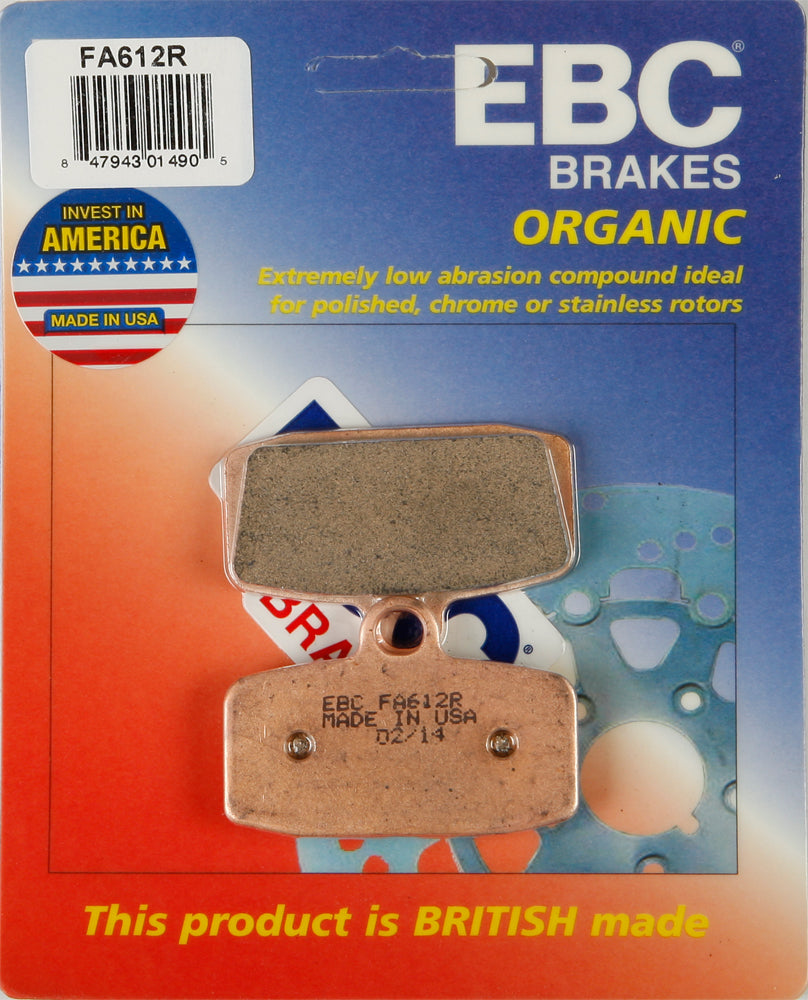 Ebc Brake Pads Fa612R Sintered R Series