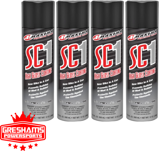 HIGH GLOSS SC1 CLEAR COAT SILICONE SPRAY 17.2 FL OZ- 4 PACK