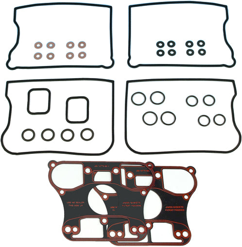 James Gaskets Gasket Rocker Cover W/Metal Rkr Base Kit 17038-90-X